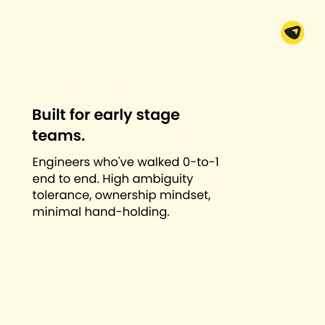 Slide 3: Built for early-stage teams