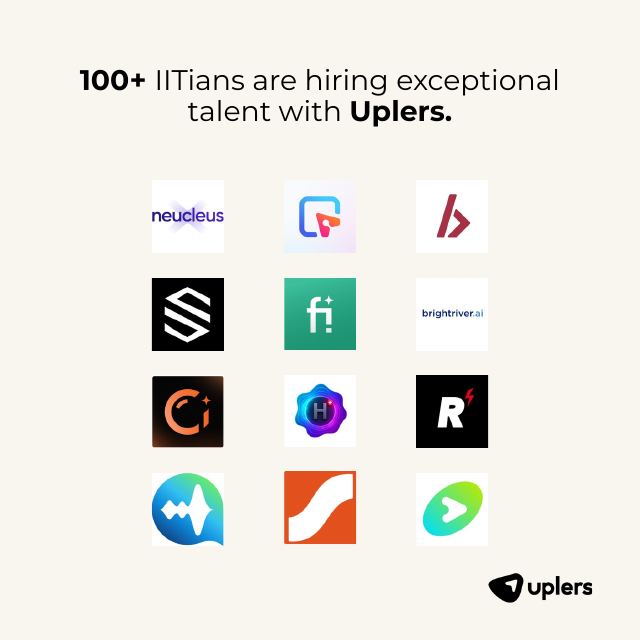 Slide 4: 100+ IITians are hiring with Uplers