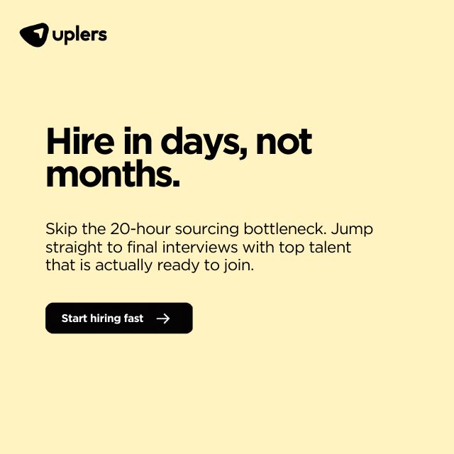 Slide 3: Hire in days, not months