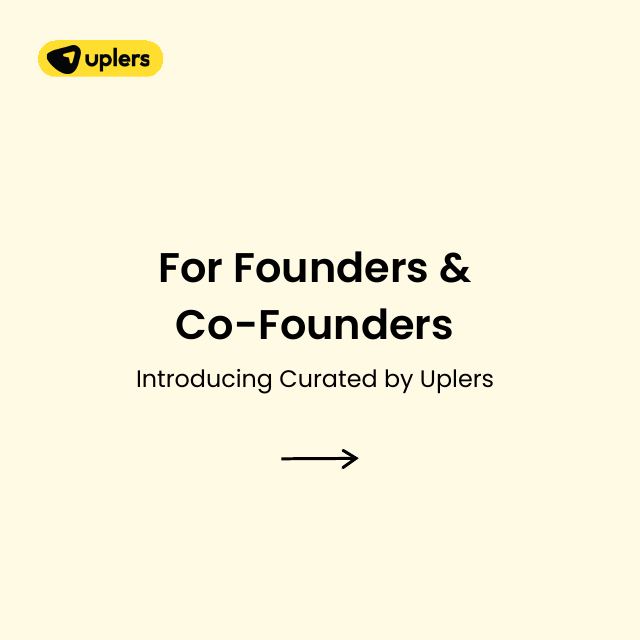 Quality carousel, slide 1: For founders and co-founders
