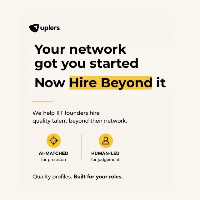 Slide 5: Your network got you started, now hire beyond it